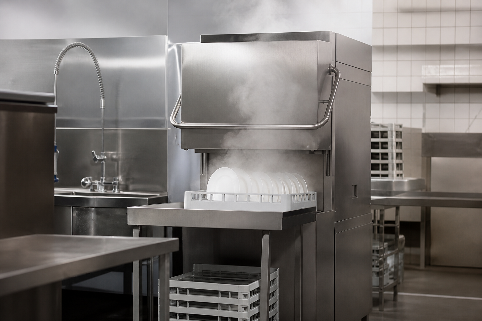 Commercial dishwasher